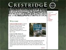 Tablet Screenshot of crestridgealumnae.com